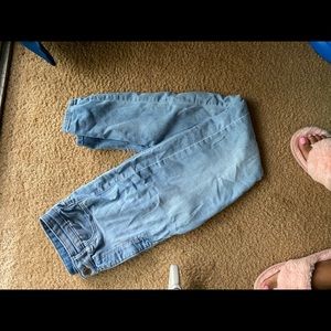Light wash jeans